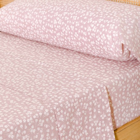 Set di lenzuola percalle Oniris malva