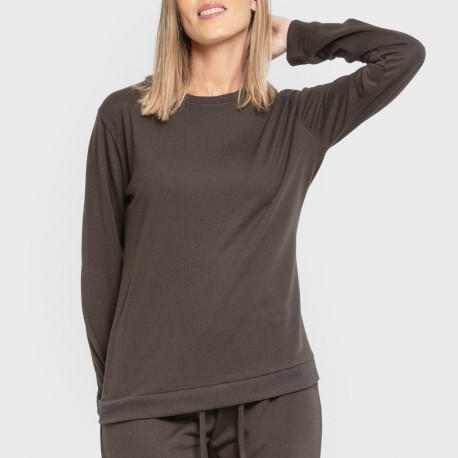 Felpa sportiva basic donna