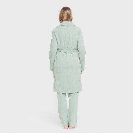 Vestaglia a costine Raya Ancha tinta unita