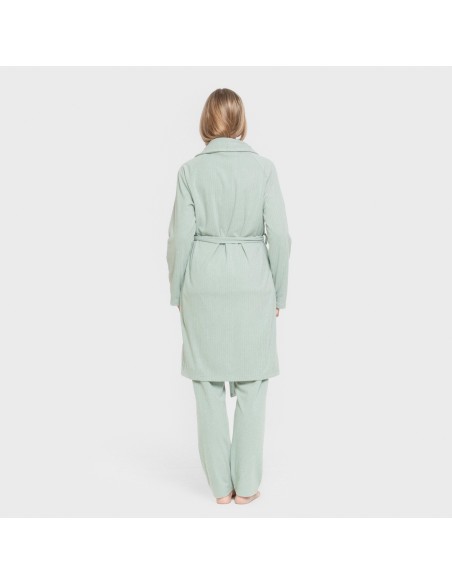 Vestaglia a costine Raya Ancha tinta unita