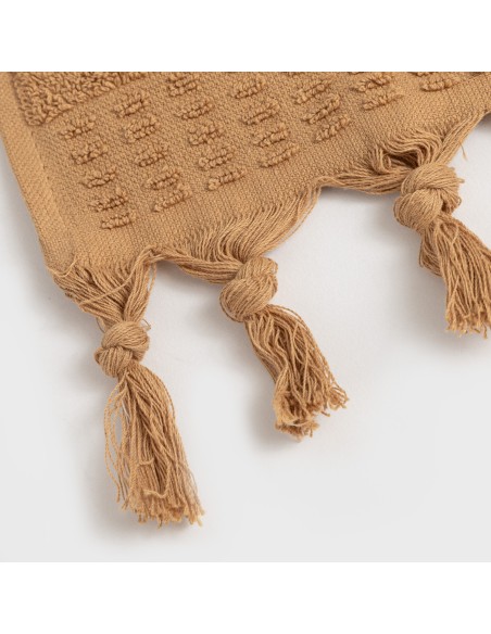 Asciugamano con frange 550gr tinta unita