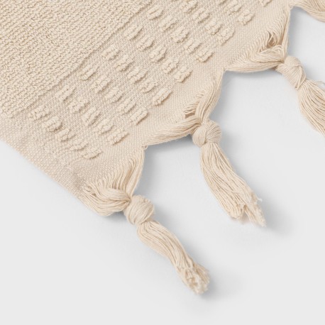 Asciugamano con frange 550gr tinta unita