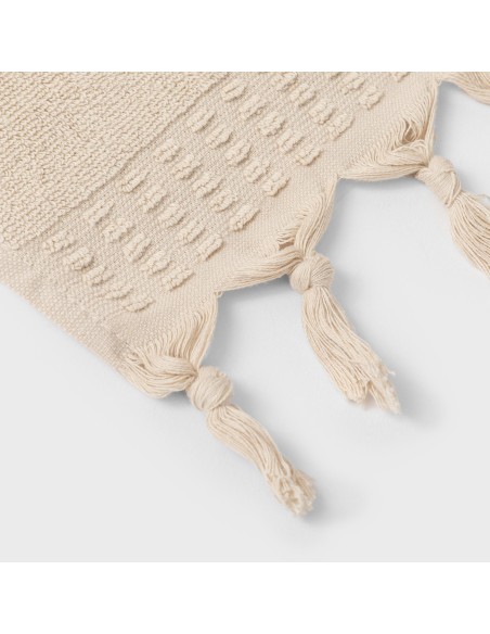 Asciugamano con frange 550gr tinta unita