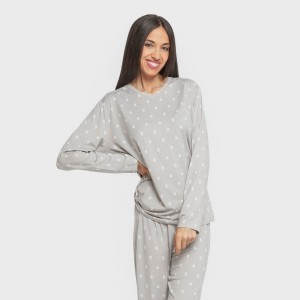 Pigiama lungo soft Baby grigio