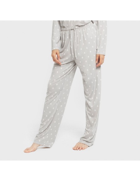 Pigiama lungo soft Baby grigio