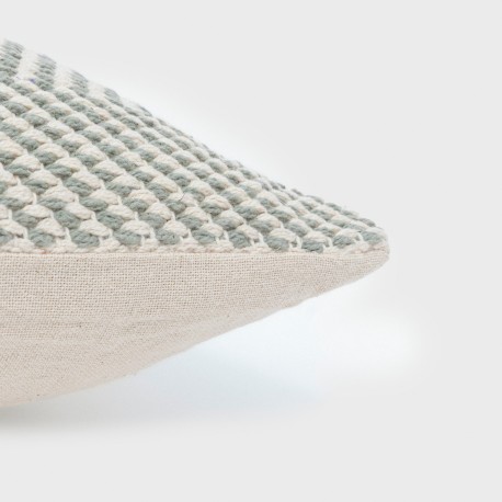 Cuscino quadrato cotone Danke 45x45 - federa + imbottitura