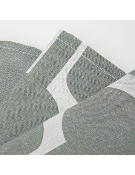 Set di 4 tovaglioli Sunnies verde salvia