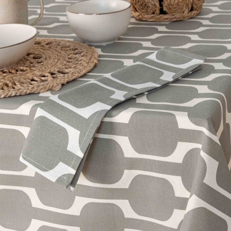 Set di 4 tovaglioli Sunnies verde salvia