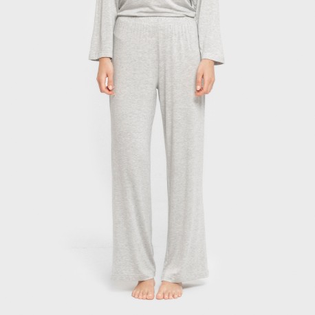 Pigiama lungo viscosa tinta unita