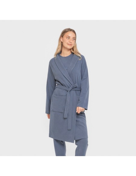 Vestaglia a costine Raya Ancha tinta unita Vestaglia a costine Raya Ancha tinta unita