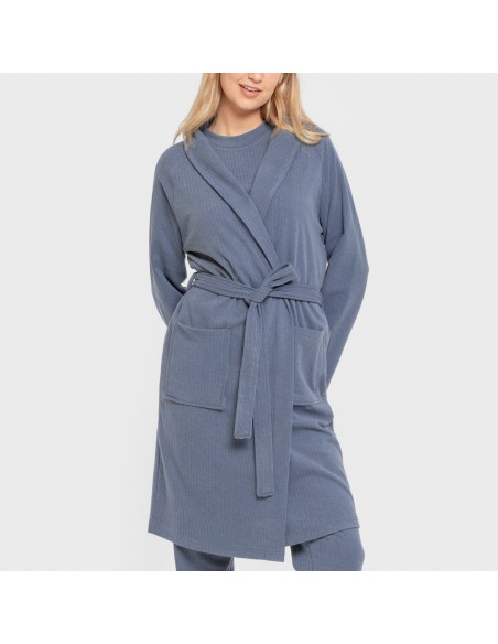 Vestaglia a costine Raya Ancha tinta unita Vestaglia a costine Raya Ancha tinta unita