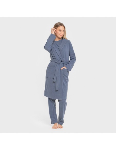 Vestaglia a costine Raya Ancha tinta unita Vestaglia a costine Raya Ancha tinta unita