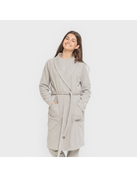 Vestaglia a costine Raya Ancha tinta unita Vestaglia a costine Raya Ancha tinta unita