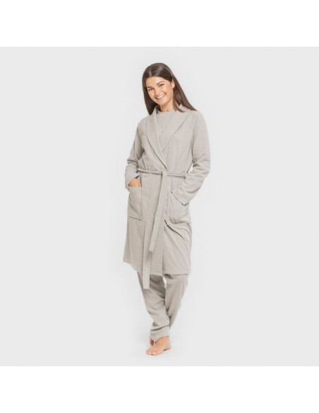 Vestaglia a costine Raya Ancha tinta unita Vestaglia a costine Raya Ancha tinta unita