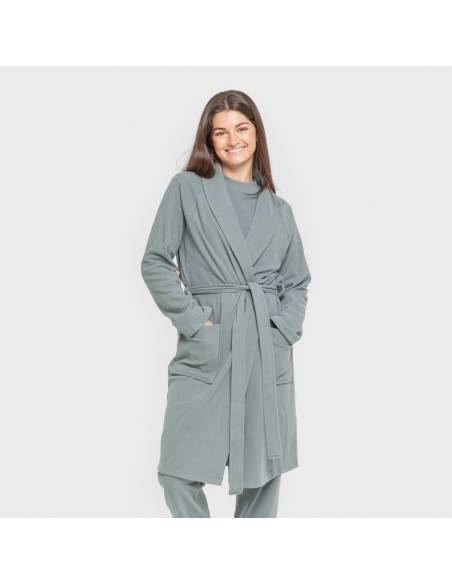 Vestaglia a costine Raya Ancha tinta unita Vestaglia a costine Raya Ancha tinta unita