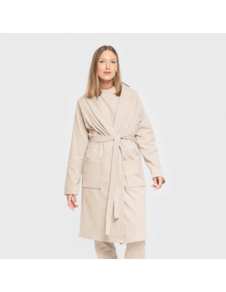 Vestaglia a costine Raya Ancha tinta unita Vestaglia a costine Raya Ancha tinta unita