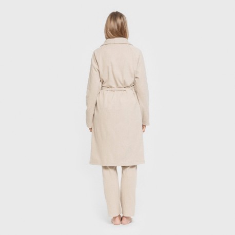 Vestaglia a costine Raya Ancha tinta unita