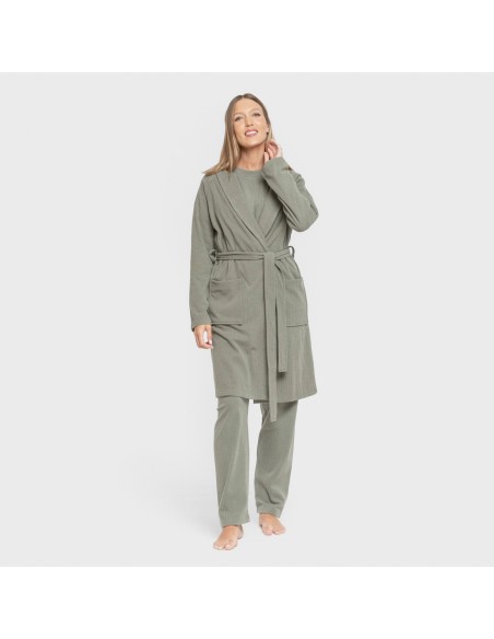 Vestaglia a costine Raya Ancha tinta unita Vestaglia a costine Raya Ancha tinta unita