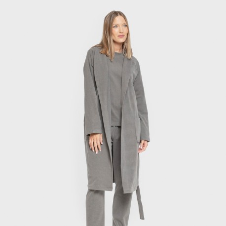 Vestaglia a costine Raya Ancha tinta unita