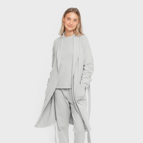 Vestaglia a costine Raya Ancha tinta unita