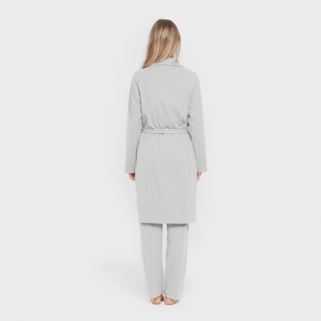 Vestaglia a costine Raya Ancha tinta unita