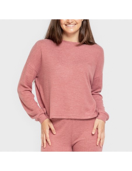 Pigiama maglia extra morbida tinta unita Pigiama maglia extra morbida tinta unita