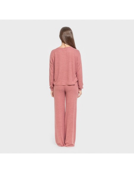 Pigiama maglia extra morbida tinta unita Pigiama maglia extra morbida tinta unita