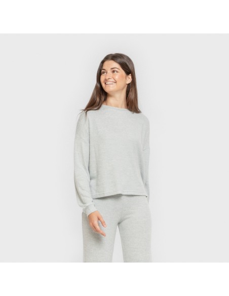 Pigiama maglia extra morbida tinta unita Pigiama maglia extra morbida tinta unita