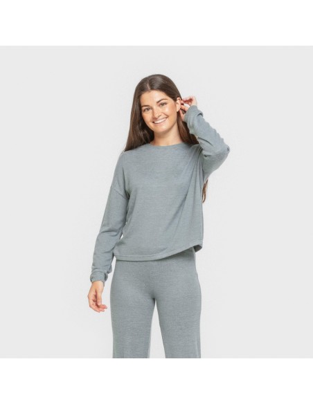 Pigiama maglia extra morbida tinta unita Pigiama maglia extra morbida tinta unita