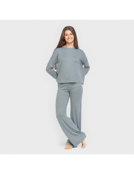 Pigiama maglia extra morbida tinta unita Pigiama maglia extra morbida tinta unita