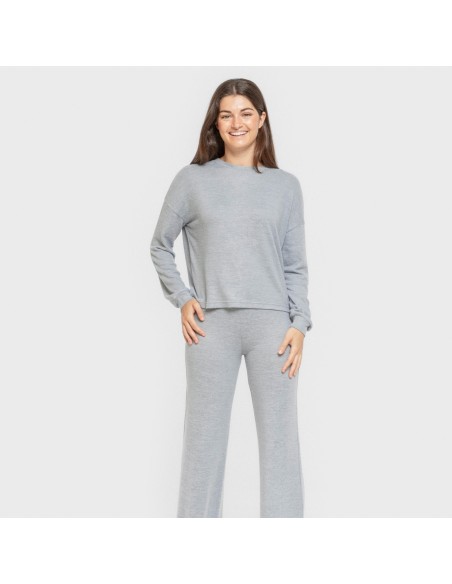 Pigiama maglia extra morbida tinta unita Pigiama maglia extra morbida tinta unita