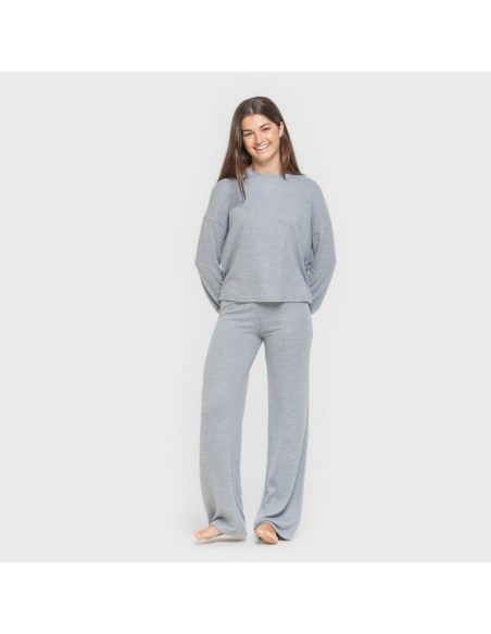 Pigiama maglia extra morbida tinta unita Pigiama maglia extra morbida tinta unita