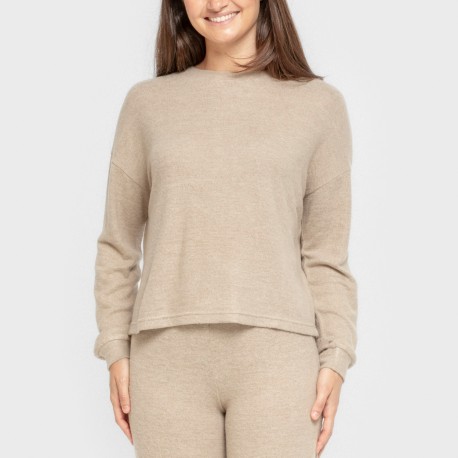 Pigiama maglia extra morbida tinta unita