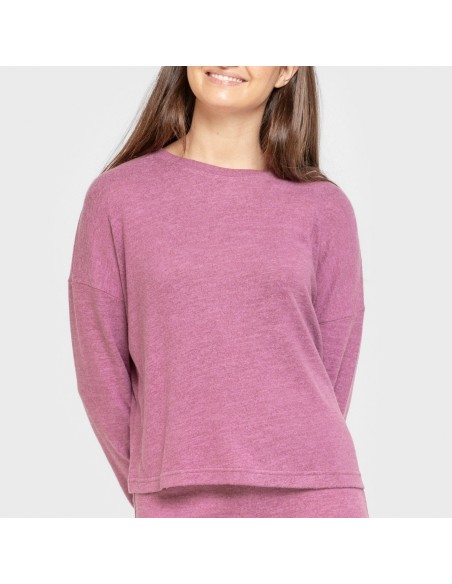 Pigiama maglia extra morbida tinta unita Pigiama maglia extra morbida tinta unita