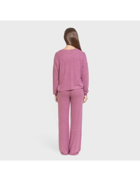 Pigiama maglia extra morbida tinta unita Pigiama maglia extra morbida tinta unita