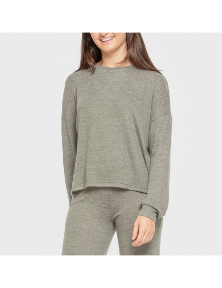 Pigiama maglia extra morbida tinta unita Pigiama maglia extra morbida tinta unita