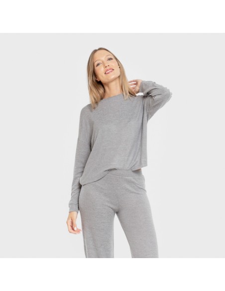 Pigiama maglia extra morbida tinta unita Pigiama maglia extra morbida tinta unita