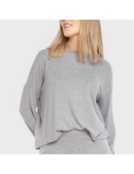 Pigiama maglia extra morbida tinta unita Pigiama maglia extra morbida tinta unita