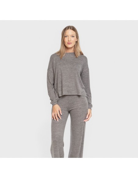 Pigiama maglia extra morbida tinta unita Pigiama maglia extra morbida tinta unita