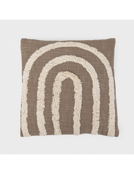 Cuscino quadrato cotone Drus 45x45 - federa + imbottitura