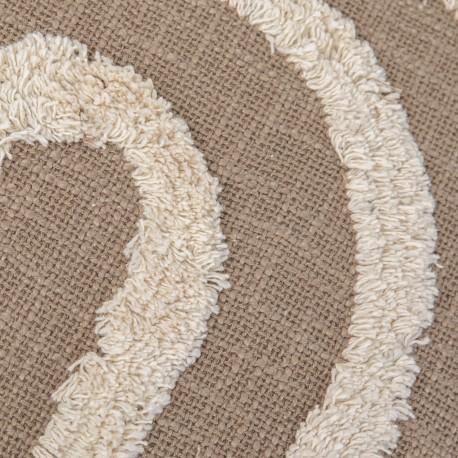 Cuscino quadrato cotone Drus 45x45 - federa + imbottitura