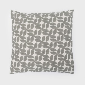Cuscino quadrato Keira grigio 45x45 - federa + imbottitura