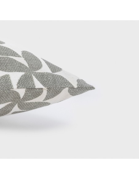 Cuscino quadrato Keira grigio 45x45 - federa + imbottitura