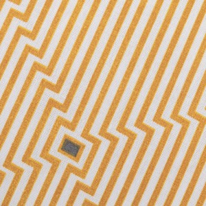 Cuscino quadrato Summa ocra 45x45 - federa + imbottitura 2
