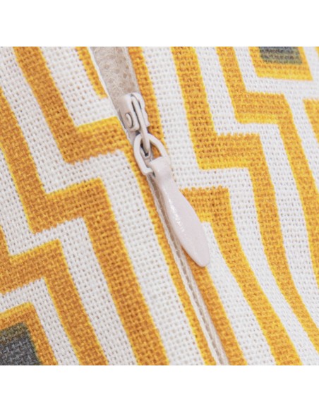 Cuscino quadrato Summa ocra 45x45 - federa + imbottitura