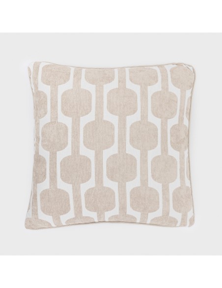 Cuscino quadrato jacquard ciniglia Sunnies topo - federa + imbottitura