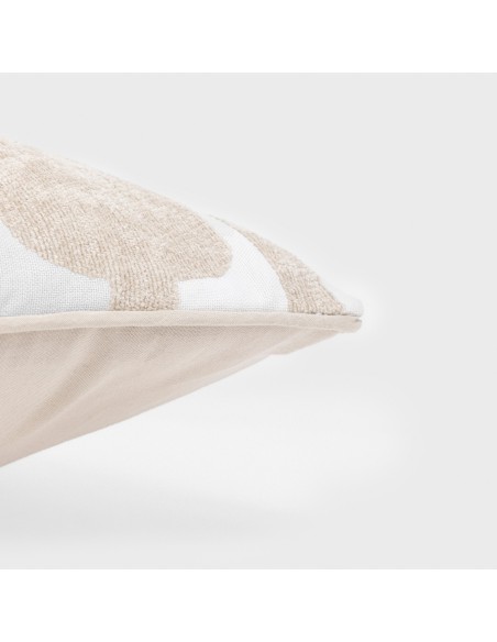 Cuscino quadrato jacquard ciniglia Sunnies topo - federa + imbottitura