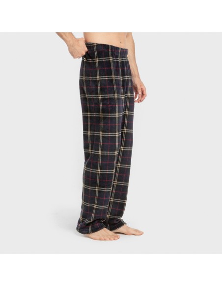 Pigiama pile coral uomo Cuadro Tejada bordeaux Pigiama pile coral uomo Cuadro Tejada bordeaux