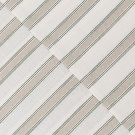 Set di lenzuola cotone Raya Sitges verde salvia