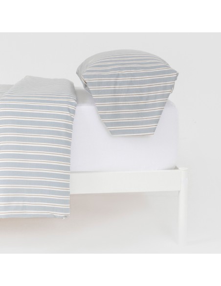 Copripiumino cotone Schon blu grigiastro Copripiumino cotone Schon blu grigiastro